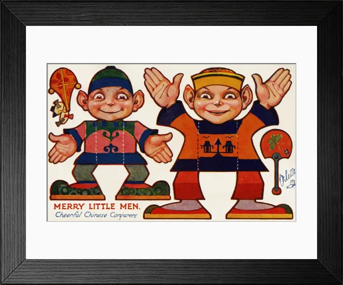 Framed Print : Merry Little Men Framed Print : Merry Little Men