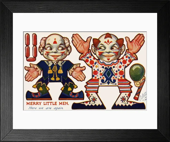 Framed Print : Merry Little Men Framed Print : Merry Little Men