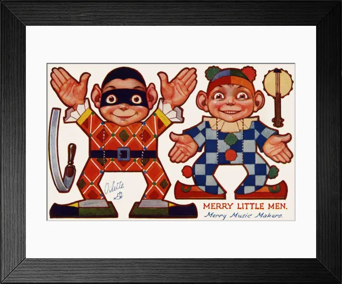 Framed Print : Merry Little Men Framed Print : Merry Little Men