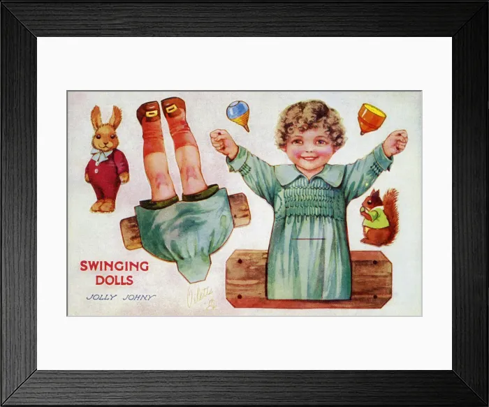 Framed Print : Swinging Dolls Framed Print : Swinging Dolls