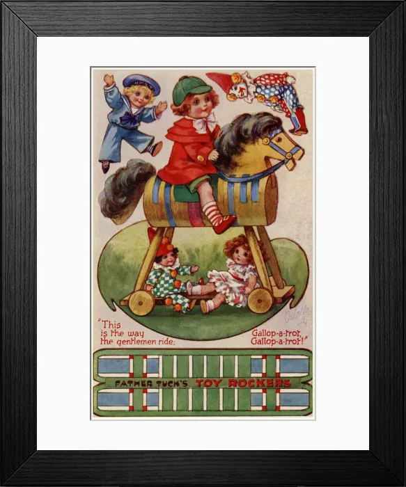 Framed Print : Toy Rockers Framed Print : Toy Rockers