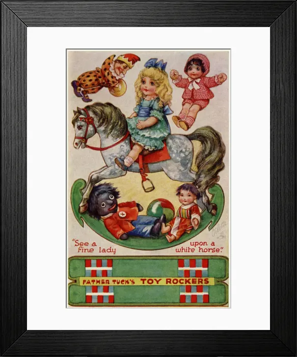 Framed Print : Toy Rockers Framed Print : Toy Rockers