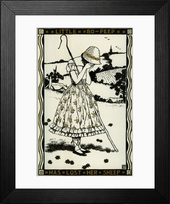Framed Print : Little Bo-peep Framed Print : Little Bo-peep