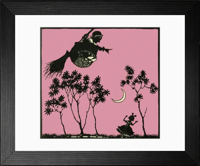 Framed Print : There was an old woman tossed up in a basket Framed Print : There was an old woman tossed up in a basket