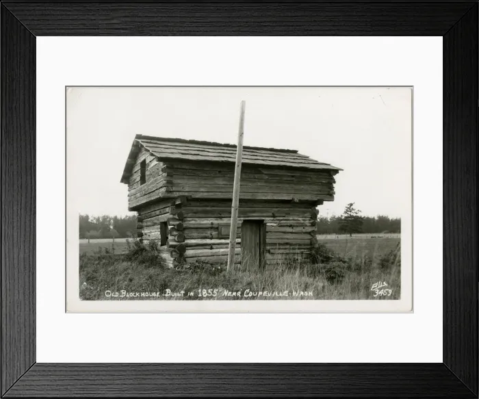 Framed Print : The Davis Blockhouse near Coupeville, Washington, USA Framed Print : The Davis Blockhouse near Coupeville, Washington, USA