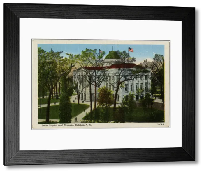 Framed Print : State Capitol and Grounds, Raleigh, North Carolina, USA Framed Print : State Capitol and Grounds, Raleigh, North Carolina, USA