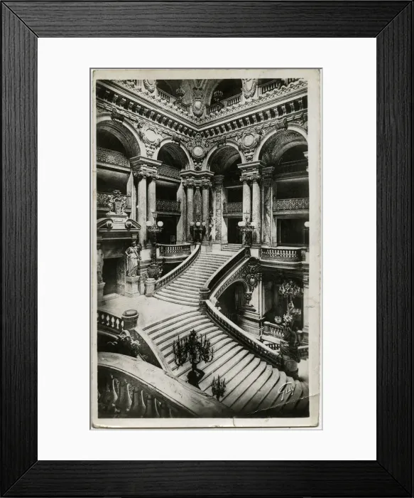 Framed Print : The Grand Staircase of the Opera, Paris, France Framed Print : The Grand Staircase of the Opera, Paris, France