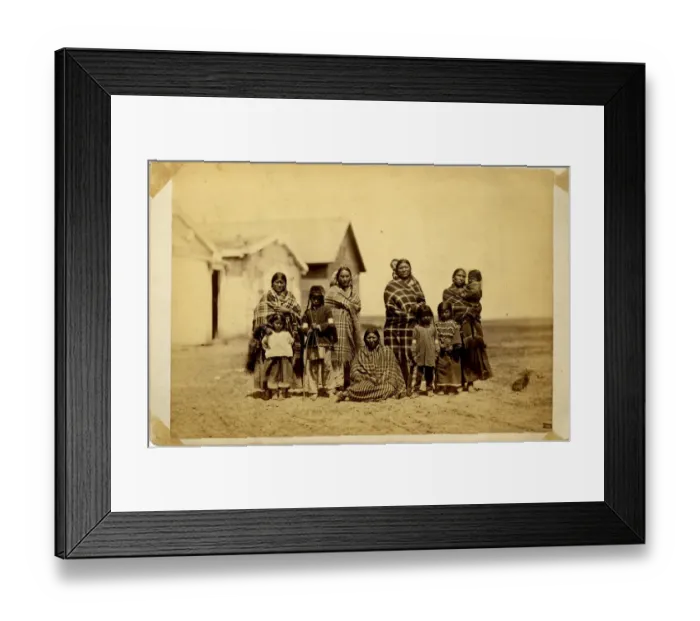 Framed Print : David Frances Barry photo - Ree Squaws Framed Print : David Frances Barry photo - Ree Squaws