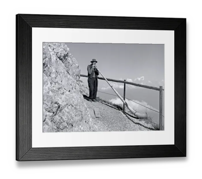 Framed Print : Alpine Horn Framed Print : Alpine Horn