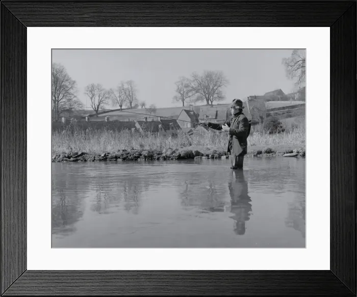 Framed Print : Fly Fisherman Framed Print : Fly Fisherman