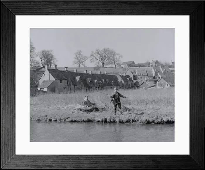 Framed Print : Fly Fisherman Framed Print : Fly Fisherman