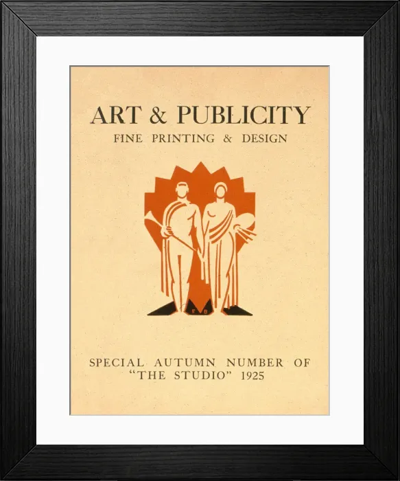 Framed Print : Cover design, Art & Publicity