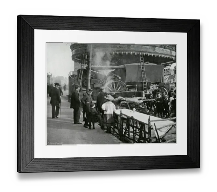Framed Print : Stratford-upon-Avon, Mop Fair 1899 Framed Print : Stratford-upon-Avon, Mop Fair 1899