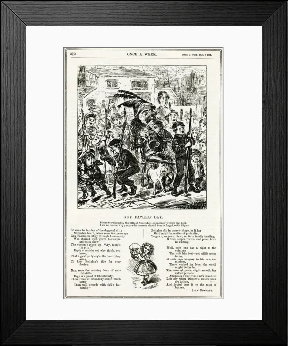 Framed Print : Guy Fawkess Day Framed Print : Guy Fawkess Day
