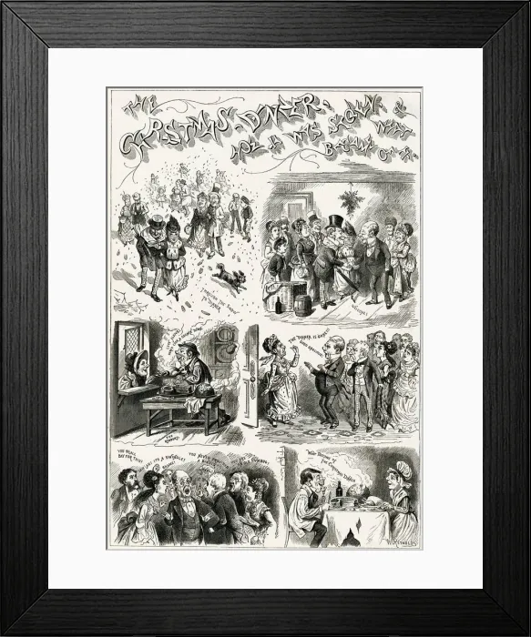 Framed Print : Christmas Dinner, How it was stolen & what became of it? Framed Print : Christmas Dinner, How it was stolen & what became of it?