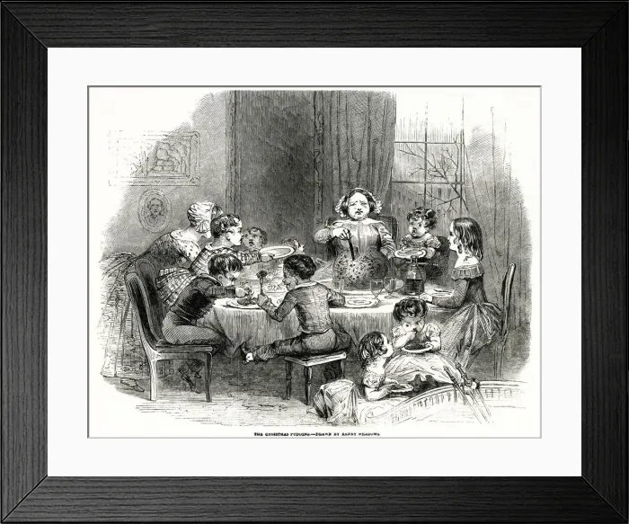 Framed Print : Chritmas pudding 1849 Framed Print : Chritmas pudding 1849
