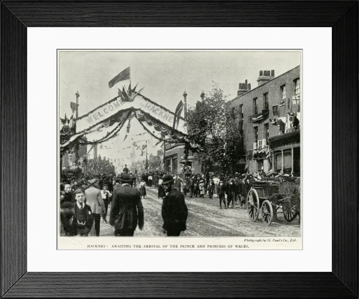 Framed Print : Hackney awaiting for Prince Princess of Wales 1896 Hackney awaiting for Prince Framed Print : Hackney awaiting for Prince Princess of Wales 1896 Hackney awaiting for Prince