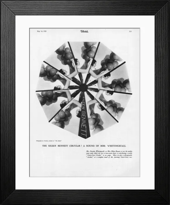 Framed Print : The Eileen Bennett Circular Framed Print : The Eileen Bennett Circular
