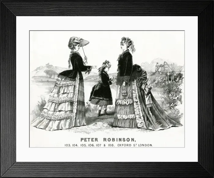 Framed Print : Outdoor costumes for 1888 Framed Print : Outdoor costumes for 1888