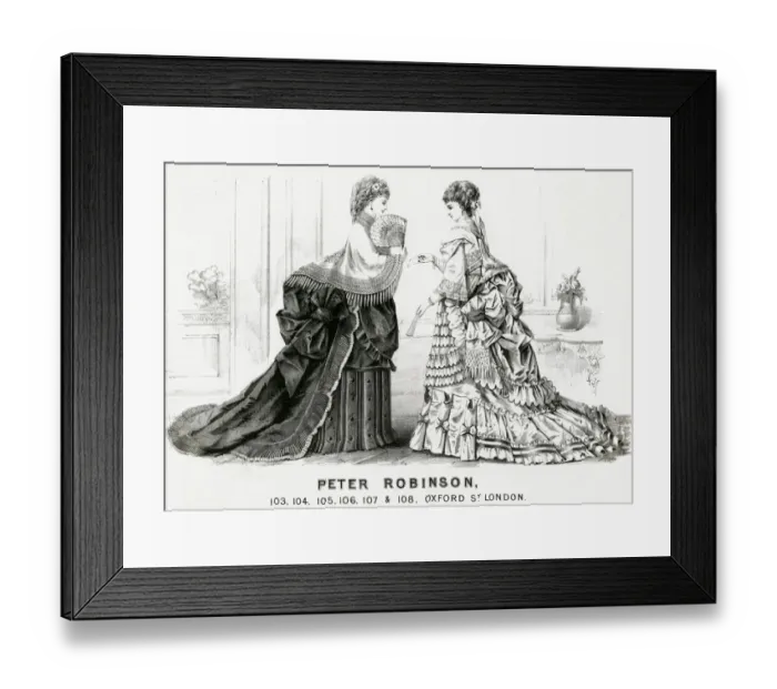 Framed Print : Indoor costumes for 1888 Framed Print : Indoor costumes for 1888
