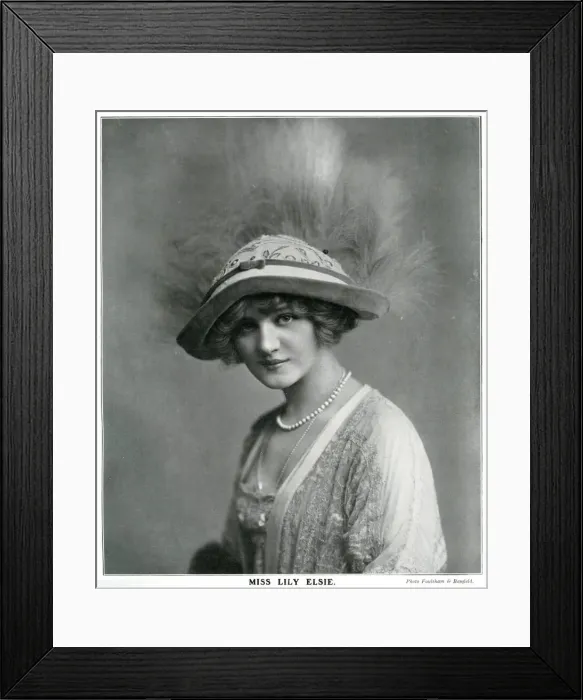 Framed Print : Lily Elsie Framed Print : Lily Elsie