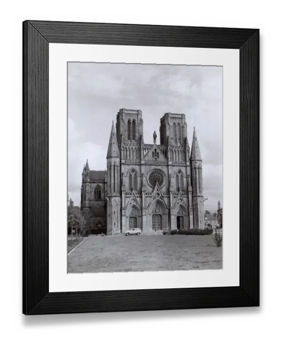 Framed Print : Notre Dame des Champs, Avranches, Normandy, France Framed Print : Notre Dame des Champs, Avranches, Normandy, France