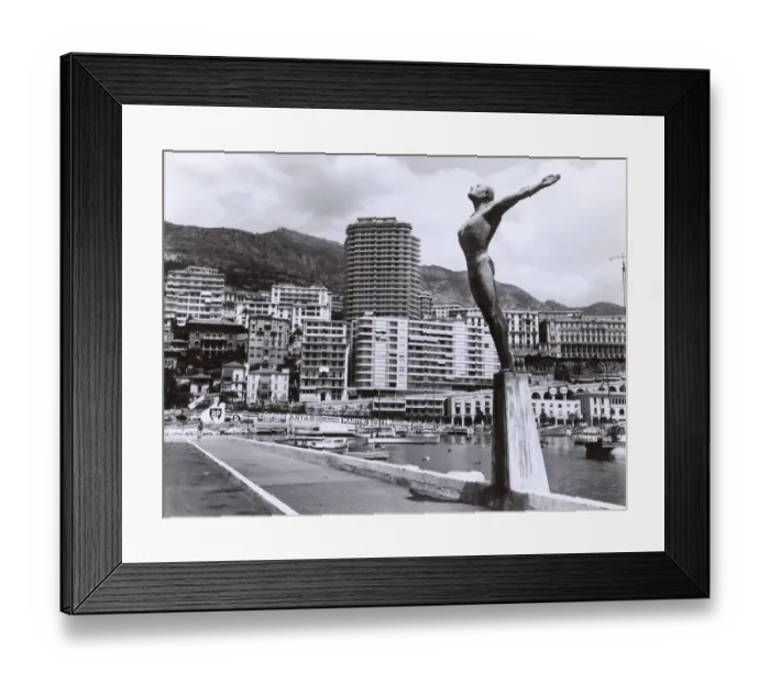 Framed Print : Harbour scene at Monte Carlo, Monaco Framed Print : Harbour scene at Monte Carlo, Monaco