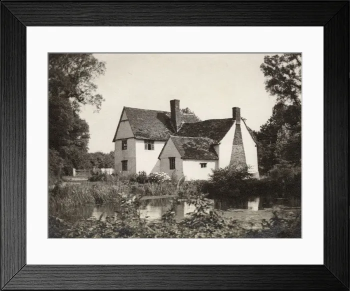 Framed Print : Millers cottage at Flatford, Suffolk Framed Print : Millers cottage at Flatford, Suffolk