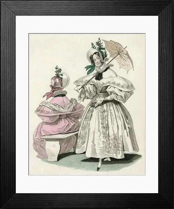 Framed Print : Womens fashion 1833 Framed Print : Womens fashion 1833