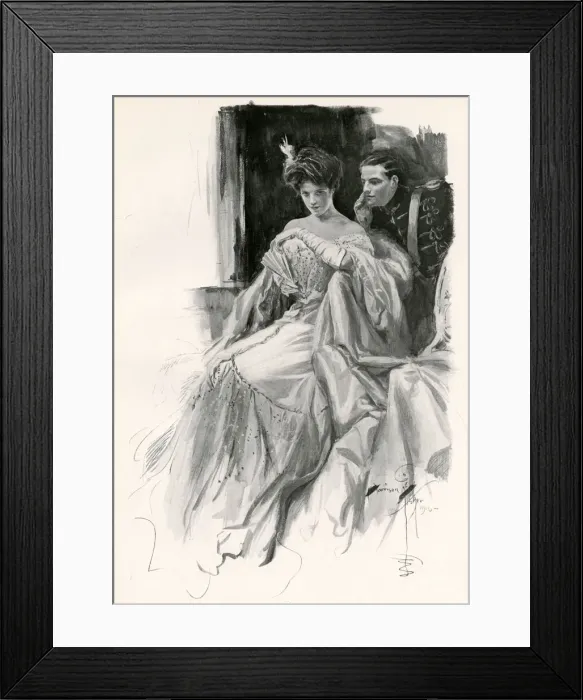 Framed Print : Flirting man 1906 Framed Print : Flirting man 1906