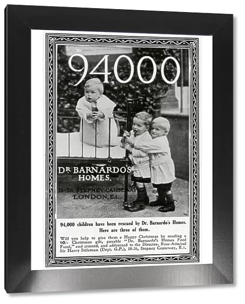 Advert for Dr. Barnardos Homes 1922