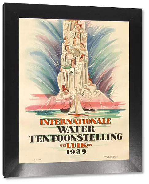 Poster, International Water Exhibition, Liege, Belgium