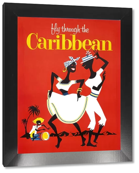 Poster, Fly Air France to the Caribbean