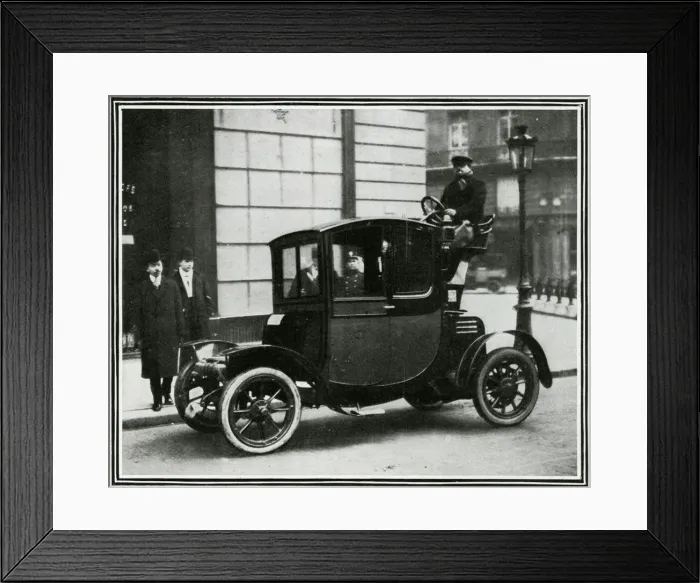 Framed Print : New type of motor cab for Paris 1909 Framed Print : New type of motor cab for Paris 1909