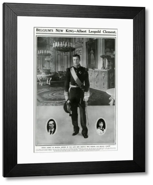 Framed Print : Albert I of Belgium Framed Print : Albert I of Belgium