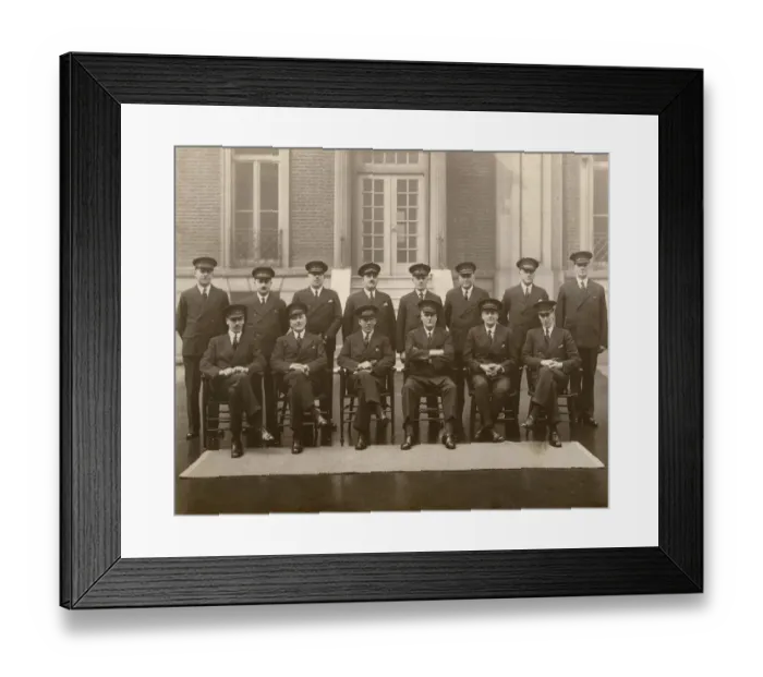 Framed Print : Group photo, LFB Officers Framed Print : Group photo, LFB Officers