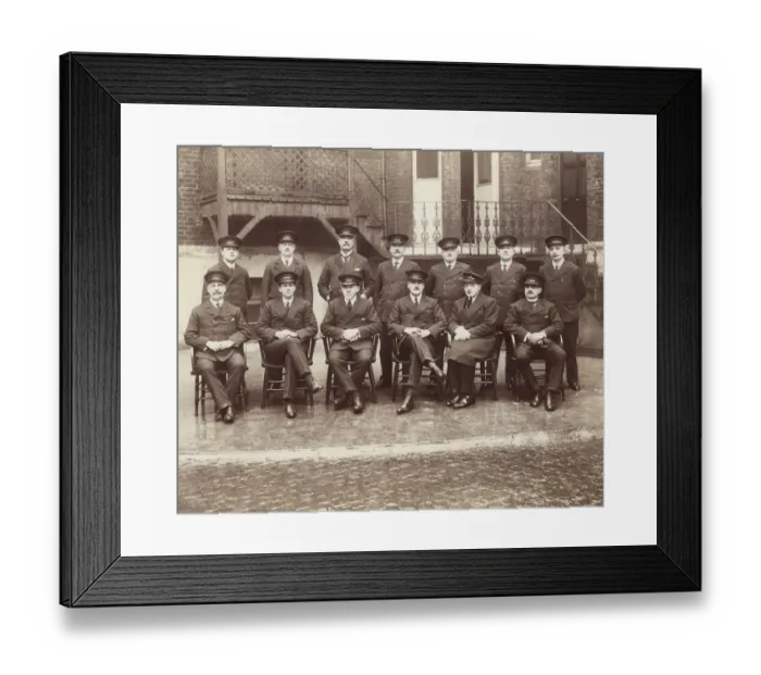 Framed Print : Group photo, Chief and Principal Officers of LFB Framed Print : Group photo, Chief and Principal Officers of LFB