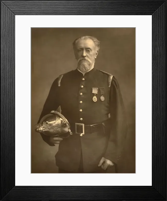 Framed Print : Captain Sir Eyre Massey Shaw Framed Print : Captain Sir Eyre Massey Shaw