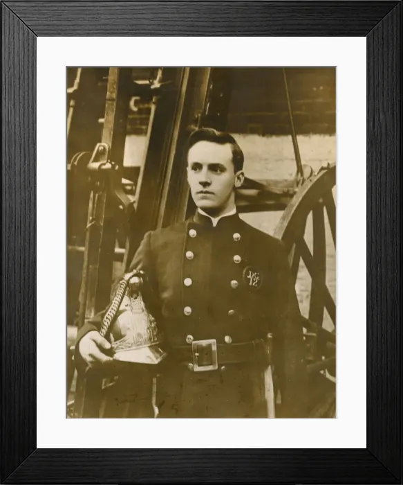 Framed Print : Portrait of LFB fireman DC12 Framed Print : Portrait of LFB fireman DC12