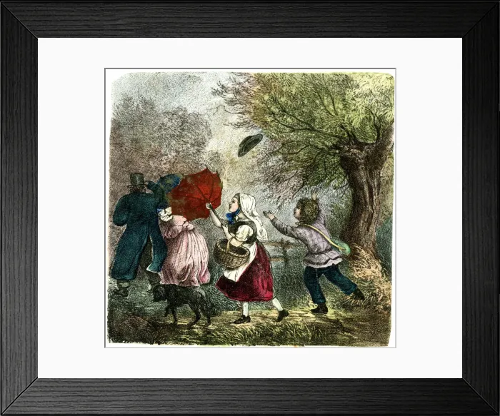 Framed Print : German print - Four Seasons - Autumn Framed Print : German print - Four Seasons - Autumn