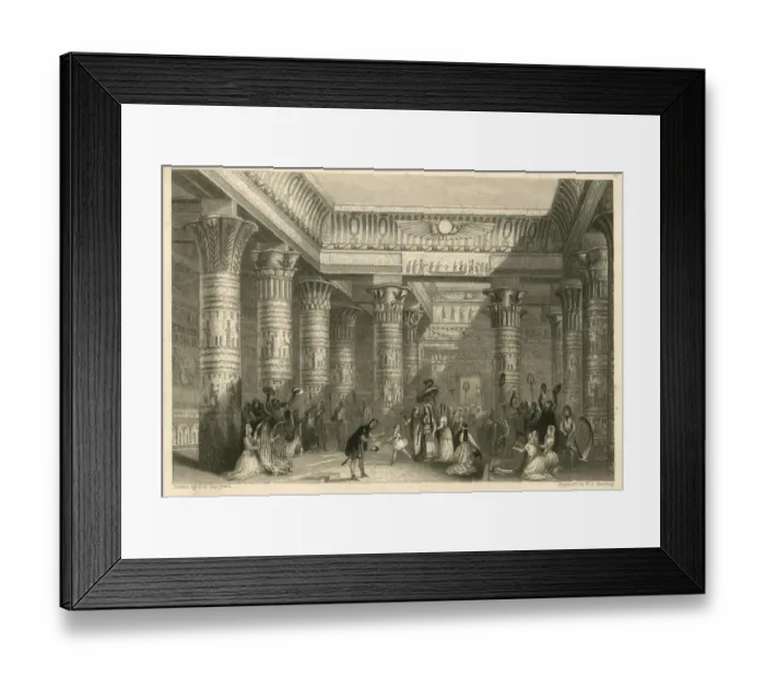 Framed Print : Interior of the Palace of Cleopatra Framed Print : Interior of the Palace of Cleopatra