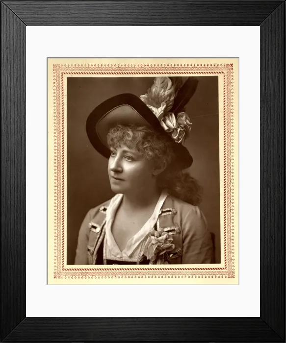Framed Print : Miss Lydia Thompson - The Theatre Magazine Framed Print : Miss Lydia Thompson - The Theatre Magazine