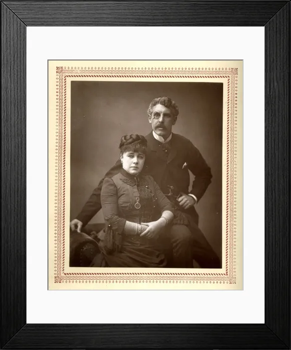 Framed Print : Mr and Mrs Bancroft - The Theatre Magazine Framed Print : Mr and Mrs Bancroft - The Theatre Magazine