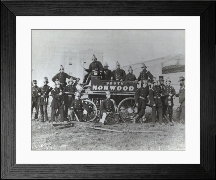 Framed Print : Croydon Fire Brigade, South Norwood station Framed Print : Croydon Fire Brigade, South Norwood station