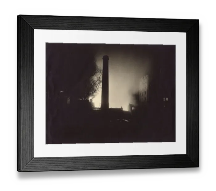 Framed Print : Fire at White Swan Laundry, SW London Framed Print : Fire at White Swan Laundry, SW London