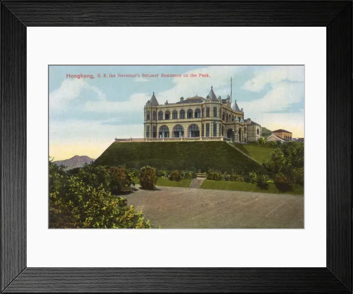 Framed Print : Governors Summer Residence, Victoria Peak, Hong Kong Framed Print : Governors Summer Residence, Victoria Peak, Hong Kong