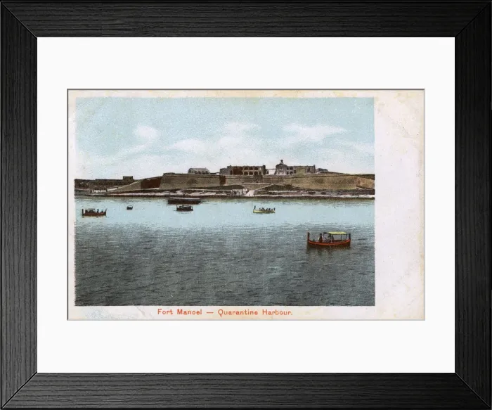 Framed Print : Fort Manoel, Quarantine Harbour, Manoel Island, Gzira, Malta Framed Print : Fort Manoel, Quarantine Harbour, Manoel Island, Gzira, Malta