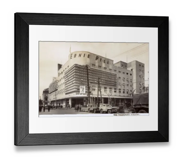 Framed Print : Ernie Pyle (Takarazuka) Theatre, Tokyo, Japan Framed Print : Ernie Pyle (Takarazuka) Theatre, Tokyo, Japan