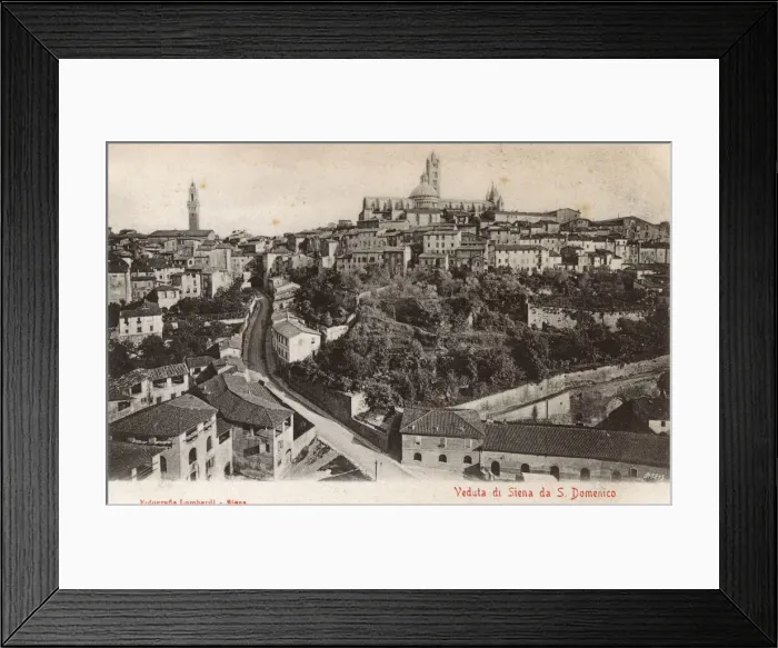 Framed Print : View of Siena, Tuscany, Italy Framed Print : View of Siena, Tuscany, Italy