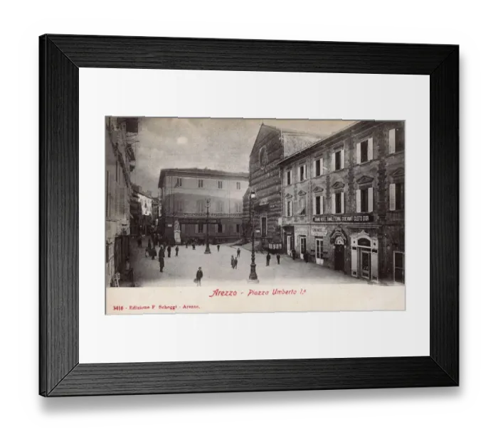 Framed Print : Piazza Umberto I, Arezzo, Italy Framed Print : Piazza Umberto I, Arezzo, Italy